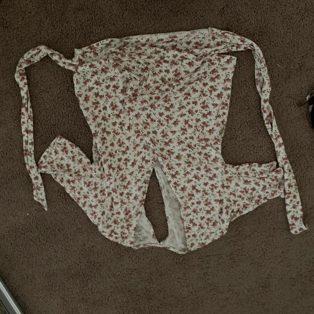 Floral crop top